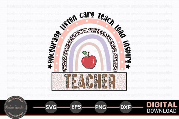 Encourage Listen Care Teach Lead - SVG