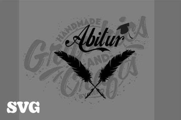 German School Feather T-Shirt SVG Template