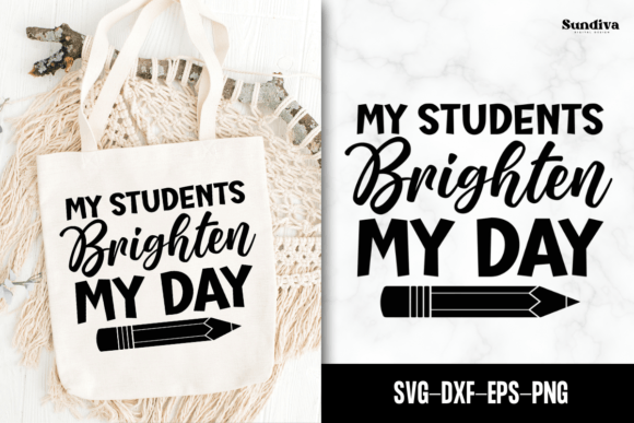 Inspiring Teacher Tote Bag Quotes SVG 13
