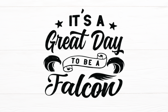 It's a Great Day to Be a Falcon: A Versatile Embroidery Design