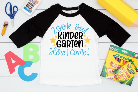 Look out Kinder Garten SVG: A Charming Embroidery Design