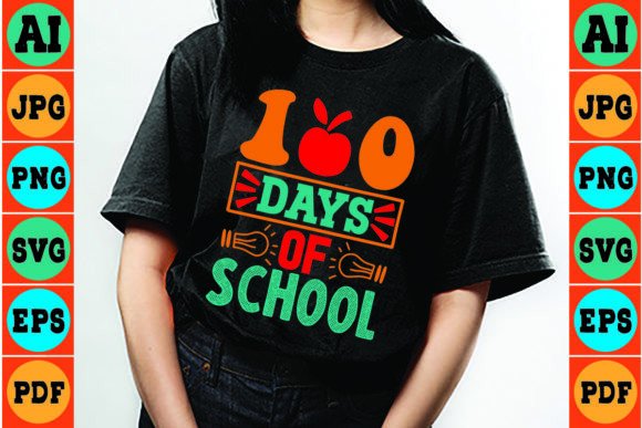 Review of 100 Days of School SVG Design