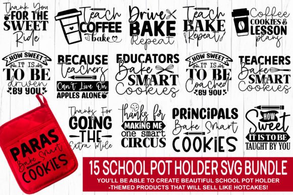 Review: School Pot Holder SVG Bundle