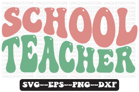 Review: School Teacher Wavy Retro Svg Design