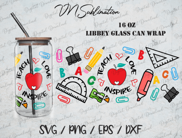 Teacher 16oz Libbey Glass SVG: A Designer's Review