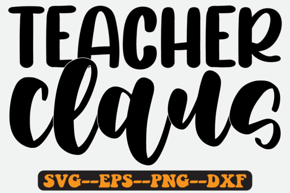 Teacher Claus Quote Retro SVG Design Review