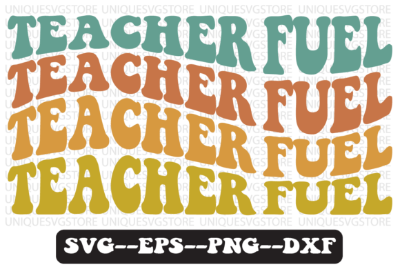 Teacher Fuel Groovy Retro Svg Design Review