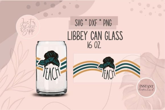 Teacher Messy Bun Libbey SVG: A Charming Design