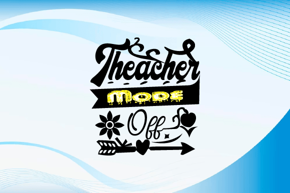 Teacher Mode off SVG Design: A Versatile Embroidery Graphic