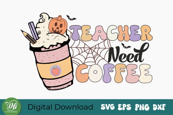 Teacher Need Coffee Retro SVG: A Closer Look