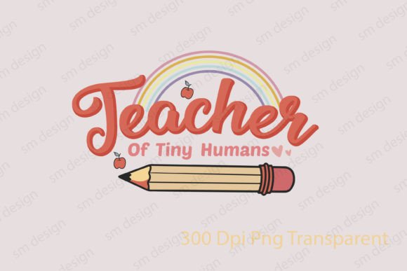 Teacher of Tiny Humans: A Charming Embroidery Design
