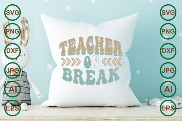 Teacher on Break Retro Svg Design Review